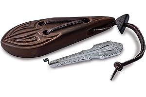 MUARO Mongol" Arpa mascella - Vargan russo di Glazyrin in custodia di legno