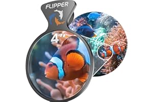 FL!PPER Flipper DeepSee - Visor magnético para Acuario (4 Pulgadas)