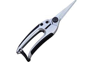 TABOR TOOLS Pruning Shears, Florist Scissors, Multi-Tasking Garden Snips for Arranging Flowers, Trimming Plants and Harvesting Herbs, Fruits or Vegetables. K18E. (Straight, Japanese Style Blades)