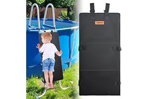 TOHONFOO Poolleiter-Schutz, 47,5 x 122,9 cm, Poolleiter-Abdeckung, um zu verhindern, DASS Kinder Leitern Klettern und in den Pool Fallen, Etagenbettleiter-Abdeckpolster, Etagenbett-Leiter-Schutzschutz