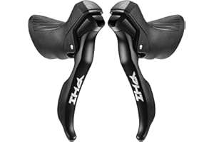 SENTYEH SENSAH Road Bike Shifters 2X7/2X8/2X9/2X10/2X11 Speed Lever Brake Bicycle Derailleur Compatibile con Shimano (PHI (2X10), compatibile con 4600/5600/6600/6700)