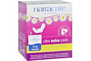 Natracare Ultra Extra Pads Long with Wings 8's-3 Pack