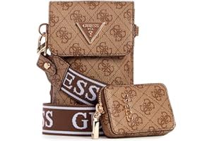 GUESS Women's Latona Flap Chit Chat Phone, Crossbody, One Size