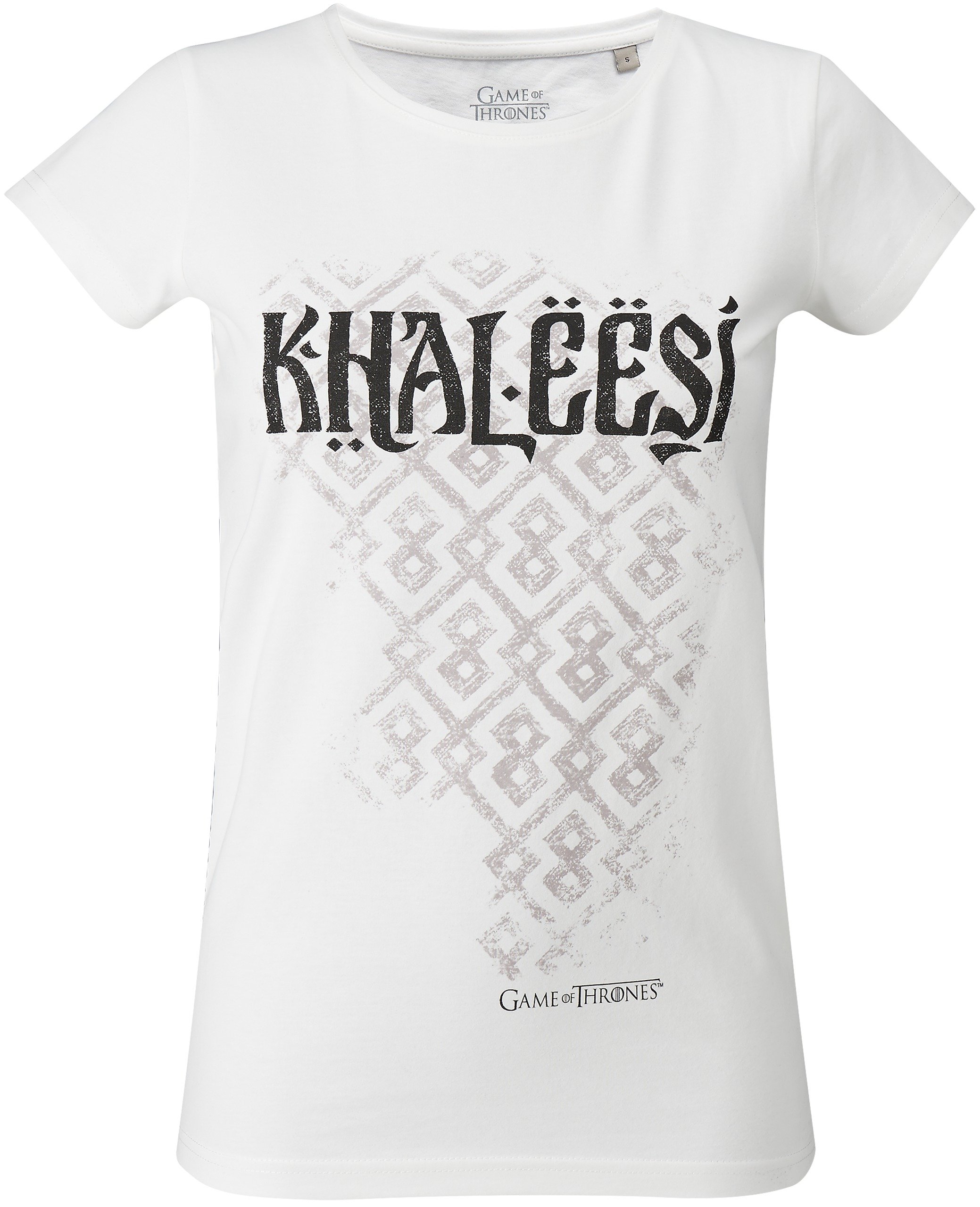 GOZOO-Game-of-Thrones-T-Shirt-Damen-Khaleesi-100-Baumwolle-Wei