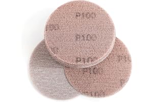 Kcmell 125mm Mesh Sanding Discs 100 Grit, 20Pcs 5 Inch Hook & Loop Sanding Pads, Dust Free Mesh Sanding Discs Pads Anti-Blocking Orbital Sander Discs Sandpaper for Grinding Polishing Car Wood Floor