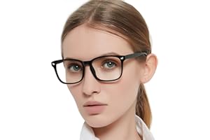 OCCI CHIARI Stylish Blue Light Blocking Reading Glasses for Women, Large Readers Glasses，Women's Rectangle Reading Glasses 0 1.0 1.25 1.5 1.75 2.0 2.25 2.5 2.75 3.0 ...6.0