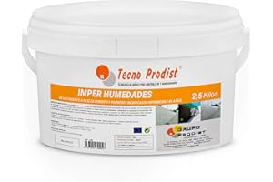 IMPER UMIDITÀ di Tecno Prodist - (2,5 Kg) - Malta Per Muratura, Impermeabilizzante - Trattamento Umidità Muri/Cantine Ecc. Malta Impermeabilizzante Facile Da Usare