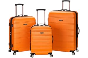 Rockland Melbourne Hardside - Bagaglio a rotelle espandibile, Arancione (Arancione) - F160-ORANGE