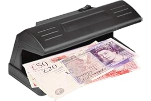 THE GADGET COMPANY Counterfeit Money Detector UV 4W Fake Bank Note Banknote Credit Cards Money Forgery Checker Wired