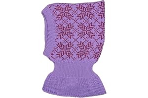 TEVIRP 100% Merino Wolle Balaclava Wintermütze Baby Kinder Mädchen Junge Gestrickt