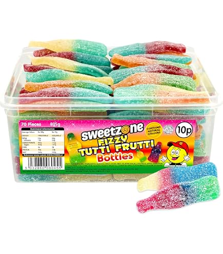 Swizzels Fun Gums GIANT Teeth & Toothbrushes Sweets – Gluten-Free Tub, Christmas Gift