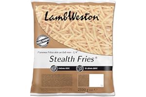 Lamb Weston Frozen Skin On Stealth Fries 6/6 - 1x2.5kg