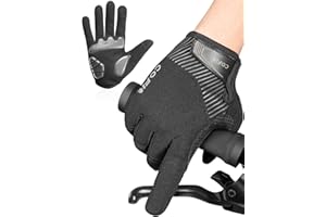 COFIT Guantes de Ciclismo Antideslizantes, Guantes Unisex de Dedo Completo Guantes de Bicicleta con Pantalla Táctil para Montar en BMX ATV MTB, Ciclismo en Bicicleta-M/L/XL/XXL