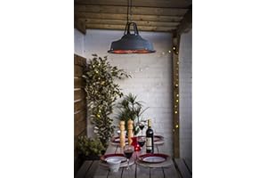 La Hacienda Grey Series Hanging Carbon Fibre Heater