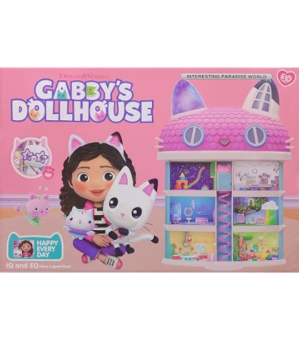 Gabby出品　まとめて15個 Gabby's Dollhouse 15-Piece Purrfect Dollhouse with Sounds : Amazon