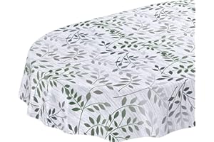 ANRO Oilcloth Washable Tablecloth Marble Grey