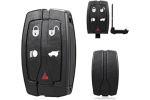 VAILIKEY 5 Buttons For Freelander 2 Key Case For Land Rover Key Shell For Range Rover Remote Control Key Cover with Uncut Blade