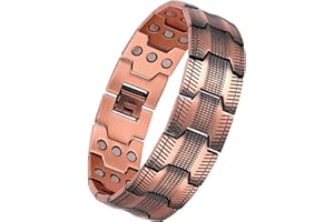 ‎JERACOL Jeracol Magnetarmband für Herren, Titanstahl-Power Herren Magnetische Armbänder Verschluss Armband Magnet Magnetarmband Energet
