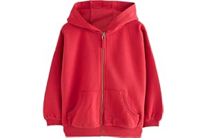 NEXT Äldre flickor Hoodie med dragkedja och hög bomullsandel