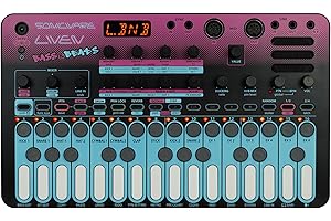 Sonicware Liven Bass & Beats Boîte à rainures pour synthétiseur de basses ondulées et machine à tambour