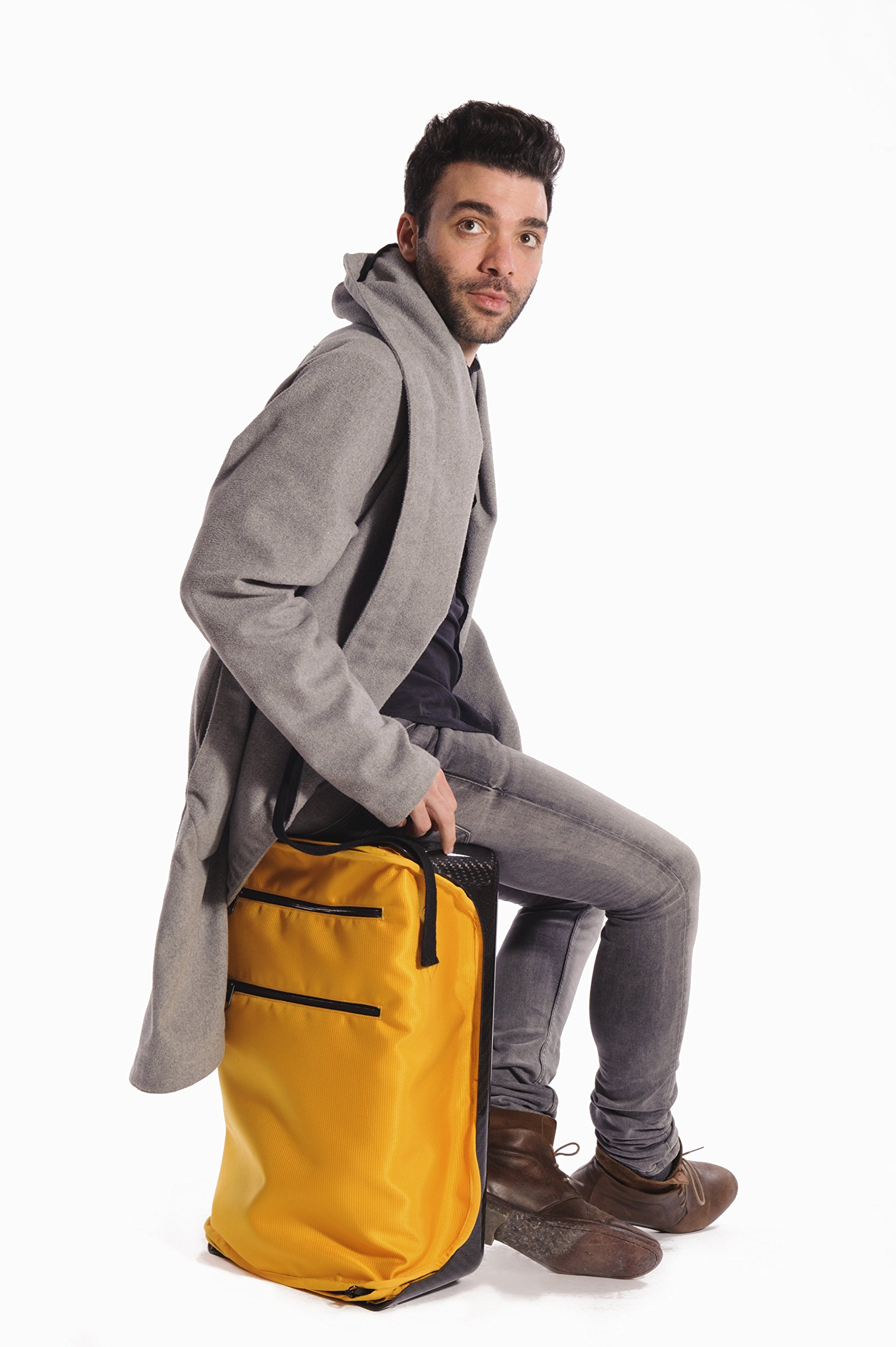 I I Ilatro T1 Multitask Suitcase Carbon Fiber Carry on Luggage