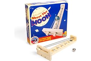 WHAT DO YOU MEME? Shoot The Moon Game, Balancing Game with Moon Ball, Table Games, Retro Games, Traditional Wooden Game for Kids and Adults Ages 8+ by Relatable & Games4two