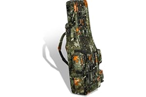 ‎NORMANI normani XXL Angelrutentasche Rutentasche mit 4 Rutenfächern für 8 Ruten - Angeltasche Kescher und Rutenhalter - Ruttenfutteral -125cm -150cm -160cm -170cm -190cm