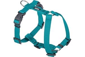 Chaba Guard Harnais pour Petit Chien, Anti Traction, Réglable en 5 Points, Empêchant la Traction et l'étouffement, Confortable et léger, Harnais de Poitrine Classique, Harnet Chien, Taille M, Marine