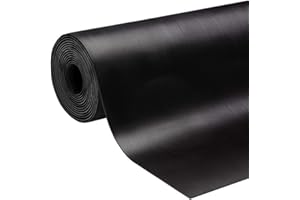 Tapis de sol caoutchouc etm® strié largeur 100cm | revêtement sol industriel | protection remorques, lieux de déchargement camion - pour centres commerciaux etc. | tailles diverses, résistant isophonique, antidéchirure, - 30 à + 100 degrès, 100x100cm