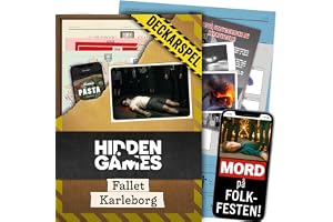 Hidden Games Crime Scene – Fallet Karleborg – Detektivspel | Mystisk död på byfesten. Kriminalspel, äkta bevis, ljud & webb.
