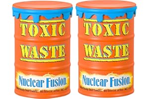 Toxic Waste Nuclear Fusion - Caramelos Super Acidos, varios sabores - 2 x 42g - Pack Laborawi