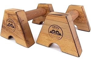 ‎ARIES ATHLETICS Aries Athletics Liegestützgriffe aus Holz – Nachhaltige Push Up Griffe produziert in Deutschland – Handgefertigte Liegestütz und Handstand Griffe, Parallettes für Fitness Workout