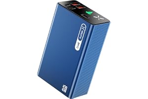 boAt EnergyShroom PB665 Turbo X, 30000mAh Laptop Powerbank w/ 65W Turbo Fast Charging, 100W high-Speed Cable. Compact, for MacBooks, laptops, iPhones, Android, Smartphones, Tablets (Navy Blue)