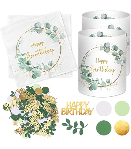 Arche A Ballon Kit Décoration Anniversaire 62 Pièces Vert Sauge Et Or - Ballons, Guirlande, Banner - Pour Fête Pompe Ballon