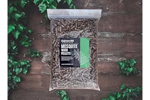 Exstream Barbacoa Mesquite 1 litro (aproximadamente 730 g) Pellet para uso con parrilla Ninja Woodfire – Bolsas resellables