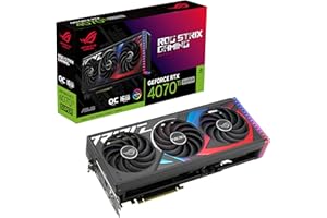 ASUS ROG Strix GeForce RTX™ 4070 Ti SUPER OC Edition Gaming Graphics Card (PCIe 4.0, 16GB GDDR6X, DLSS 3, HDMI 2.1a, DisplayPort 1.4a, Massive vented backplate, Power sensing, Aura Sync)
