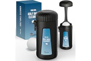 Happy Golfer Golf Ball Cleaner and Washer | Golf Cleaning Kit for Golf Balls | Golf Accessories for Men and Women | Perfect Golf Gift