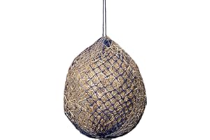LeMieux Hippo Hay Net Horse Greedy Feeder - Durable Long Lasting Yard Feeding Bag with Small Holes