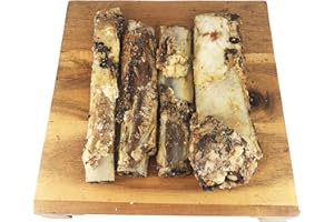 AVANZONA Os à Mâcher pour Chien. Côte de Bœuf. Friandises Mastication Naturel pour Petits, Moyens et Gros Chiens. 4U