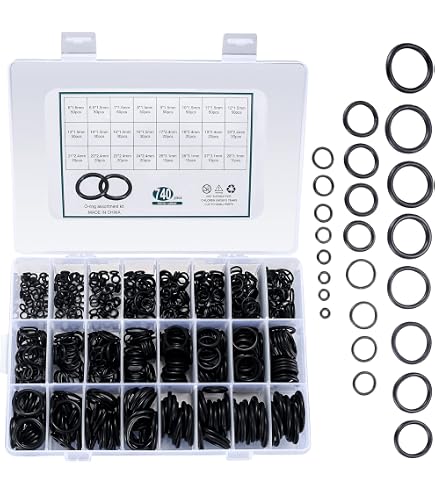 Set O-Ring Guarnizioni Metriche - Assortimento 225 Pezzi Per Manutenzione