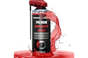 WerkXheld Kupferfett-Spray 400ml – Hitzebeständiges Kupferspray für Bremsen, KFZ, Ofen & Reifenwechsel | Kupferpaste für extreme Temperaturbelastung