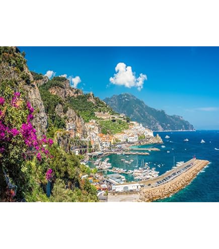 Sfondo Fotografico Paesaggio Oceano 2,1x1,5 Mt - Telo Vista Mare Con Alberi Tropicali Per Feste, Decorazioni, Luau
