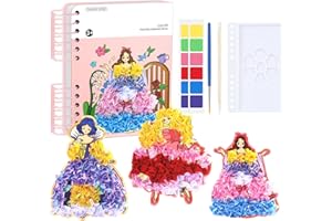 surfsexy Handmalerei für Kinder Malbuch Bastelset Kinder ab 3/4/5/6 jahre Poke Art Diy Toys Wasser Malbuch Kinder Handmalerei Lesezeichen (Rosa)