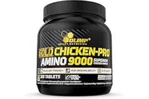 OLIMP SPORT NUTRITION Olimp Labs Gold Chicken-Pro Amino Tablets, 9000 mg, Pack of 300 Mega Tablets