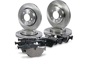 ENVA MADE FOR QUALITY BESTPRICE Set freni incl dischi freno anteriori Ø 300mm + posteriori Ø 294mm + pastiglie freno anteriori e posteriori compatibile con BMW 3 (E46)