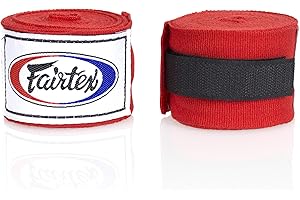 Fairtex Bandages de Boxe HW2 : Confort et Style pour Tous Les Combattants ! Protège Poignet et Cheville avec élégance, Disponible en différentes Longueurs et Couleurs