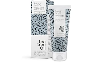 TEA TREE OIL AUSTRALIAN BODYCARE Australian Bodycare Foot Cream, 100ml | Usuwa i nawilża twardą skórę stóp | Do pielęgnacji suchych i popękanych stóp | 10% Mocznik | Ochrona stóp przed potem z 100% Olejkiem z Drzewa Herbacianego