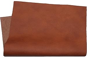 HAPPER STUDIO Leder Zuschnitte für DIY, Basteln, Handwerk und Reparatur. 1,3-1,5 mm Starkes Rindsleder (Braun Ferra, A4 21 x 29.7 cm)