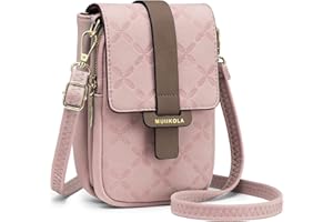 MUIIKOLA Small Phone Shoulder Bag，PU Leather Women's Cross body Bags Handbag with Card Slots, with Adjustable Wide Strap，Versatile Crossbody Bags for Women with Multiple Pockets