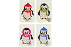 MIK FUNSHOPPING Handwärmer Taschenwärmer Sets wiederverwendbar, Wärmepad für kalte Tage und für unterwegs, Wärmeknickkissen mit tollen Motiven